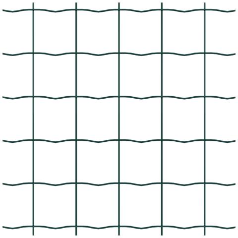 Recinzione Euro con 13 Posti a Picchetto 0.4x50 m Acciaio Zincato Verde - Foto 9