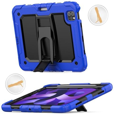 Custodia Per Ipad Air 5/air 4/ Pro 11 Con Tracolla Blu - Foto 2