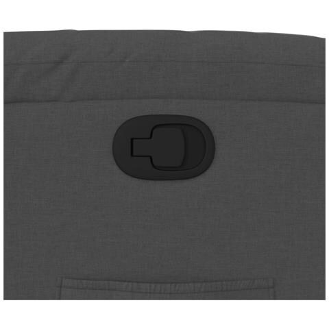 Poltrona reclinabile in tessuto grigio scuro - Foto 9