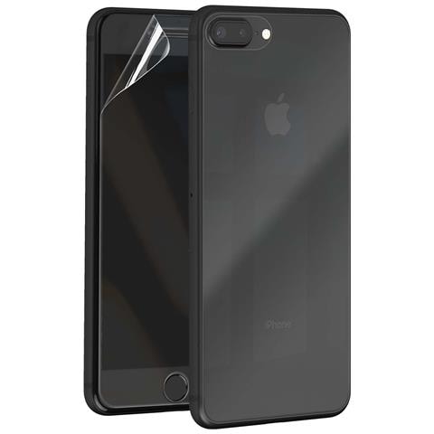 Pellicola Protettiva Resistente E Custodia Per Iphone 7 Plus Antigraffio, Trasparente - Foto 4