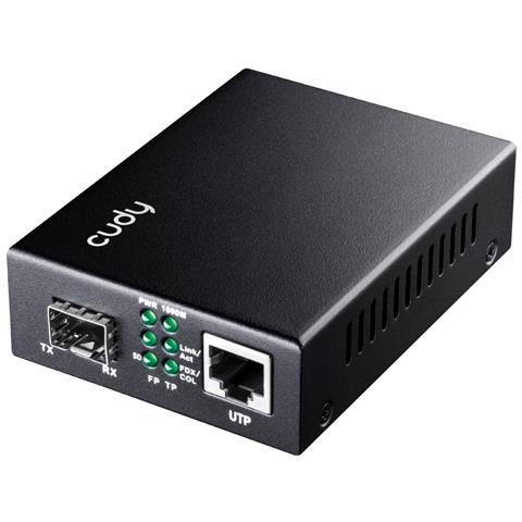 MC220 convertitore multimediale di rete 1000 Mbit /s 1310 nm Modalità singola Nero - Foto 1