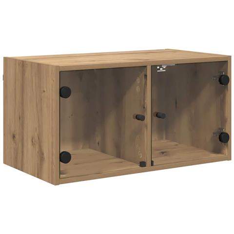 Armadi da Parete 2 pcs Rovere artigianale 68 x 37 x 35 cm - Foto 1