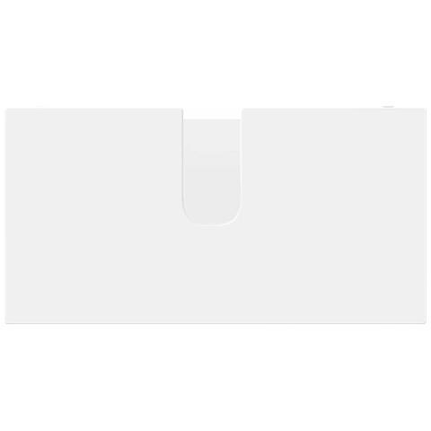 Set di mobili per il bagno 4 pcs Bianco Legno multistrato - Foto 9