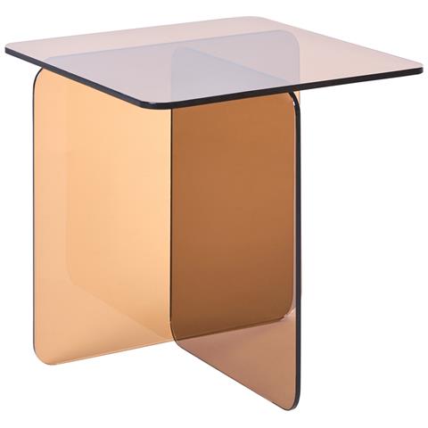 Tavolino Amisk Vetro Temperato Marrone - Foto 2