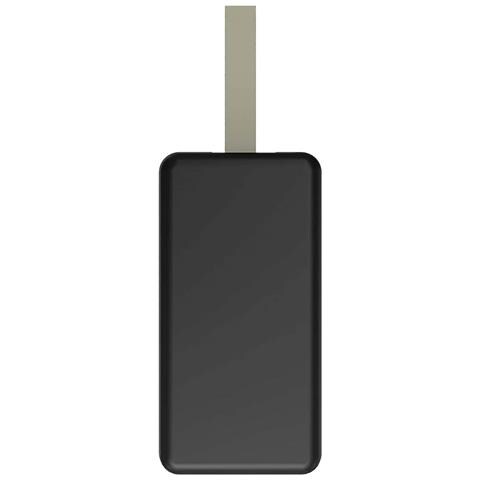 Powerbank Px30b 30000mah 2 Porte Usb-a Con Indicatore Led E Cinghia Integrata, Nero - Foto 2