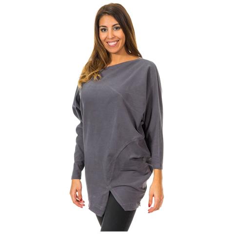 Maglia Da Donna Con Maniche A Pipistrello E Scollo A Barchetta 10dve0780 - Foto 1