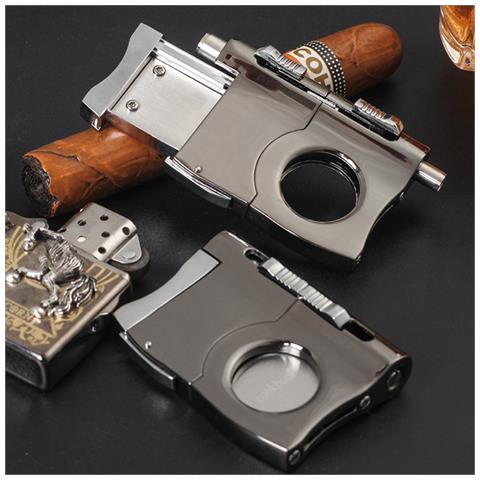 Tagliasigari Multifunzionale Affilato - Lama Singola Con Doppio Trapano (2-9mm) Silver - Foto 6