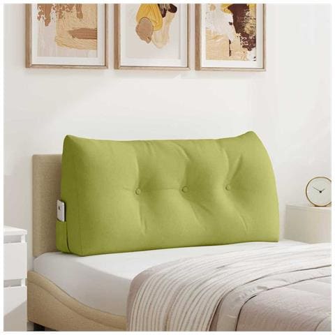 Cuscino per Schiena Verde chiaro 100 x 24 x 50 cm Tessuto - Foto 2