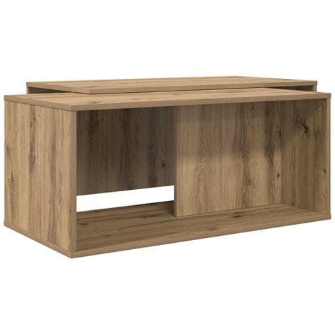 Set di Tavolini da Caffè 2 pcs Rovere artigianale - Foto 1