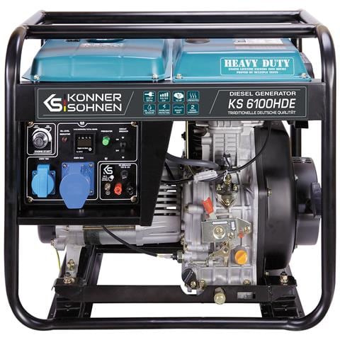 Generatore diesel """" KS 6100HDE (EURO V) Tensione, V 230 Potenza massima /nominale (230V), kW 5.5/5.0 - Foto 4