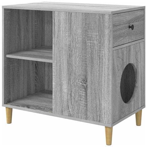 Casa per Gatti Grigio Sonoma 72 x 42.5 x 70 cm - Foto 1