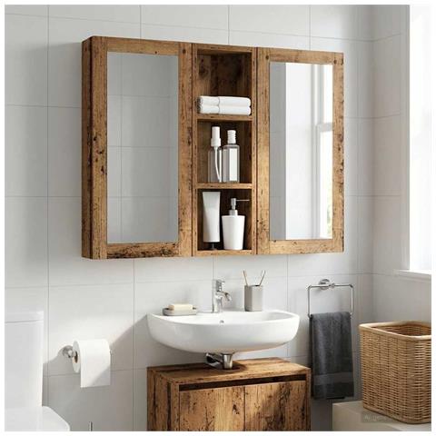 Armadio da bagno a muro Legno vecchio 20 x 10 x 60,5 cm - Foto 2
