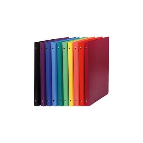 confezione da 20 pezzi - raccoglitore pp opaco a4 4 anelli ø15mm colori ass. - Foto 1