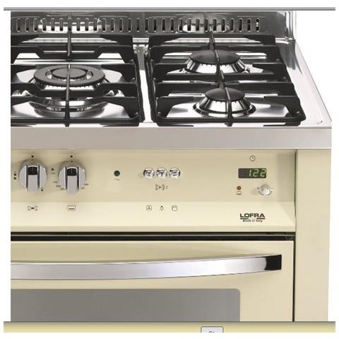 Cucina a Gas PBIG96MFT / C 5 Fuochi a Gas Forno Elettrico Classe A Dimensioni 90x60 cm Colore Avorio Serie Rainbow  - Foto 3