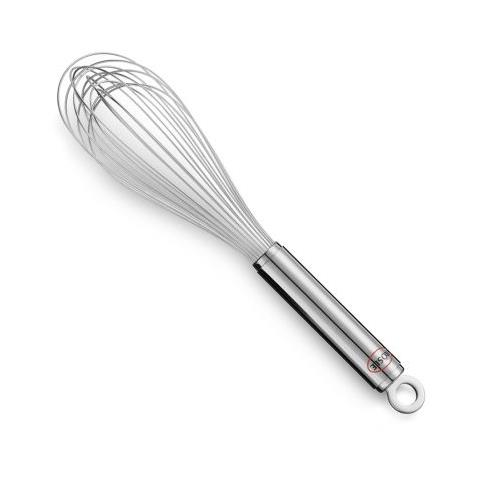 Frusta 32 cm con manico tondo in acciaio Inox - Foto 1