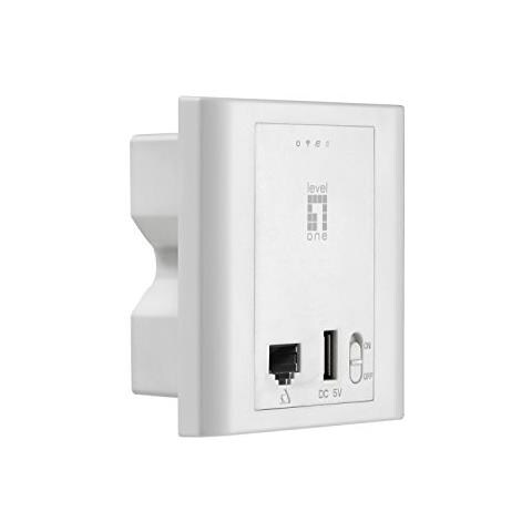 Levelone Poe Wireless Ap N300 In-wall Mount 1xfe 1xpoe Wan In - Foto 1