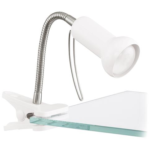 81262 Fabio Spot Con Pinza Flessibile Bianco / argento - Foto 3