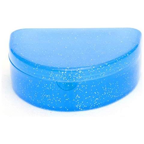 Slim Dentale Ortodontico Case - Scelte Di Colore Glitter Per La Contenzione Candeggio Vassoi Protesi More (glitter Blue) - Foto 2