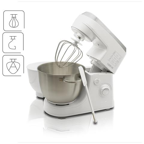 MPM Mmr-12 Impastatrice Planetaria Robot Cucina Multifunzione 1000w 2 X 4 2 L 1200w Bianco
