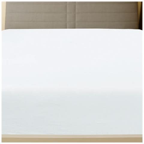 Lenzuola Con Angoli Jersey 2pz Bianche 140x200 Cm Cotone - Foto 2