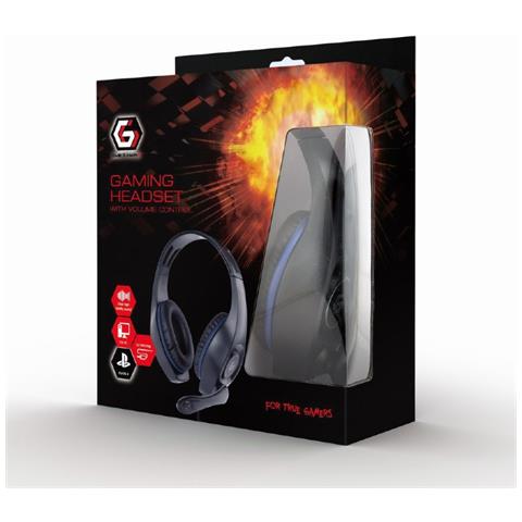 GHS-05-B cuffia e auricolare Cablato A Padiglione Gaming Nero, Blu - Foto 2