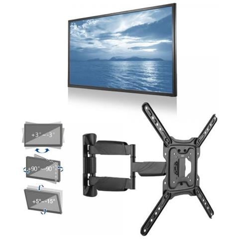 Ac8354 Supporto Tv A Parete 139,7 Cm (55"") Nero - Foto 3
