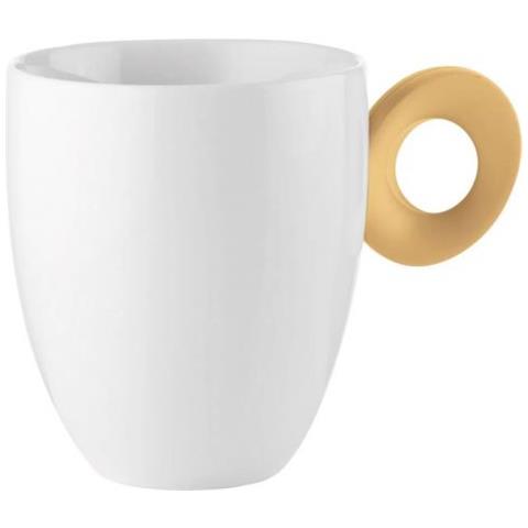 Tazza Mug Everyday 250ml Bianca Con Manico Senape - Foto 1