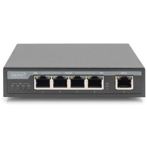 4 Port Gigabit 4PPoE Extender, 802.3at, 60 W - Foto 2