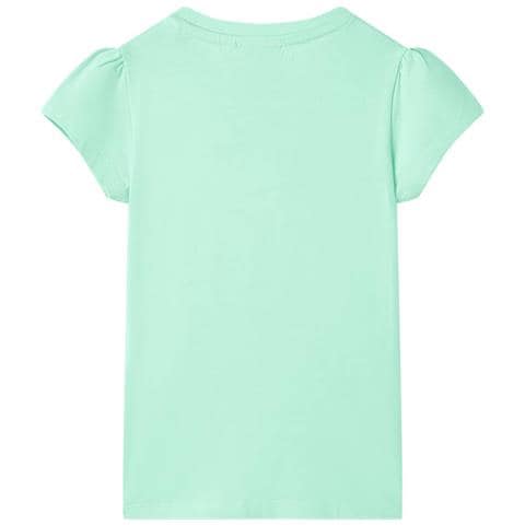 Maglietta Da Bambina Verde Brillante 116 - Foto 2