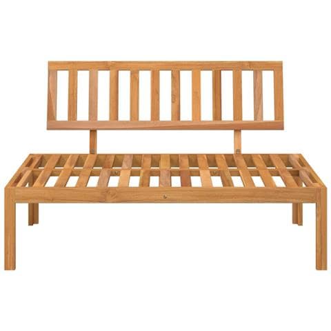 Divano Centrale Da Giardino Pallet In Legno Massello Di Acacia - Foto 3