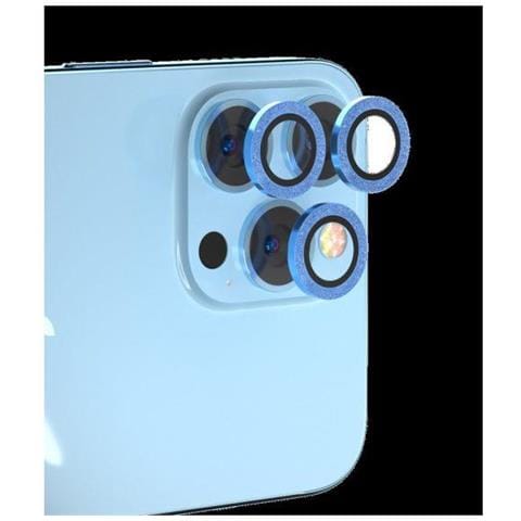Proteggi lenti diamantate per iPhone14&14 Plus Cornice Rosa - Foto 2