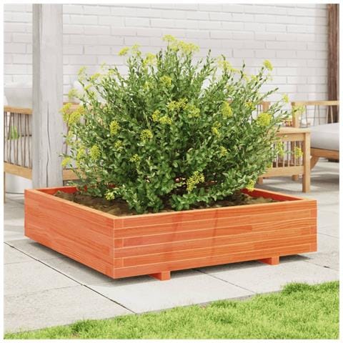 Fioriera Giardino 100x100x26,5cm Legno Massello Pino - Foto 3