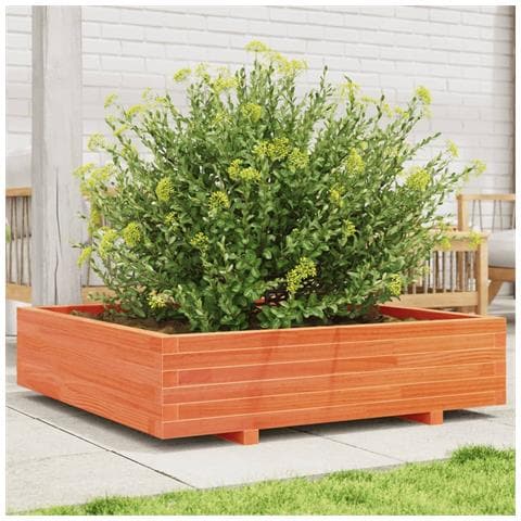 Fioriera Giardino 100x100x26,5cm Legno Massello Pino - Foto 1