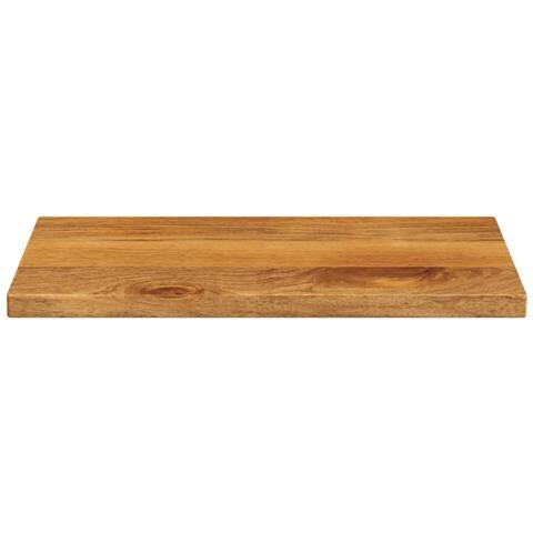 Piano Per Tavolo 40x20x3,8 Cm Rettangolare Legno Massello Mango - Foto 3