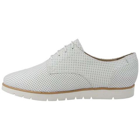 Donna D Kookean G Bianco In Pelle Impermeabile Mezza Scarpa 39 - Foto 2