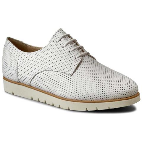 Donna D Kookean G Bianco In Pelle Impermeabile Mezza Scarpa 39 - Foto 3