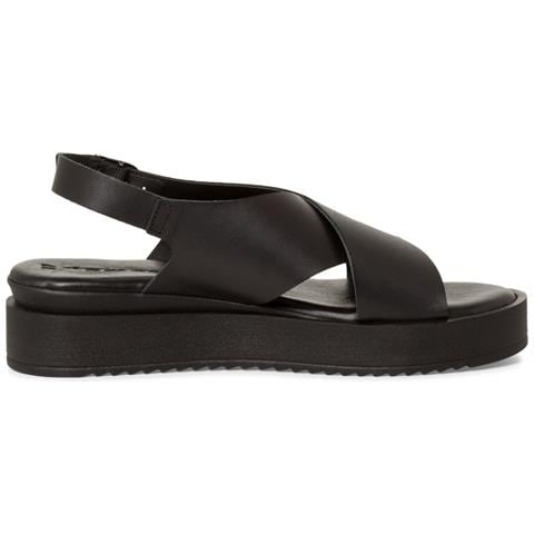 Black Casual Open Sandals Sandali Pelle Scarpe Donna Nero Eu 38, 1-28231-42 001 - Foto 3