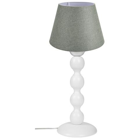 Lampada Da Tavolo Lagunah372638 Con Paralume Verde E Base Bianca - Foto 1
