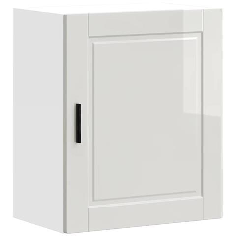 Pensile Da Cucina Porto Bianco Lucido In Legno Multistrato - Foto 2