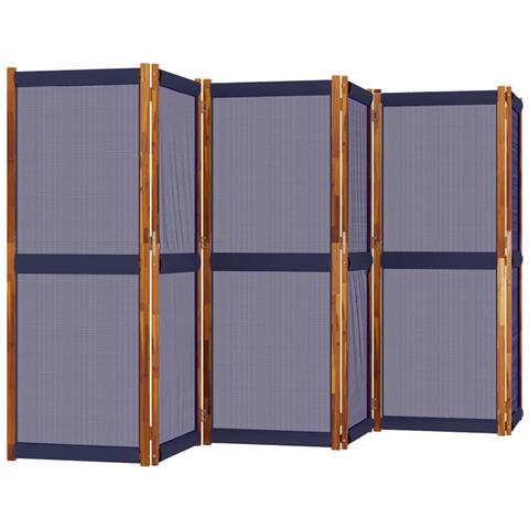 Divisorio A 6 Pannelli Blu Scuro 420x180 Cm - Foto 3
