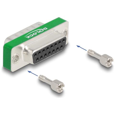 Filtro di soppressione delle interferenze RF /EMI D-Sub 15 pin maschio-femmina con filtro passa-basso capacitivo - Foto 2