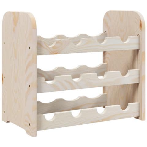 Lusso Casadino -  Portavini 43x25x37 Cm In Legno Massello Di Pino - Foto 1