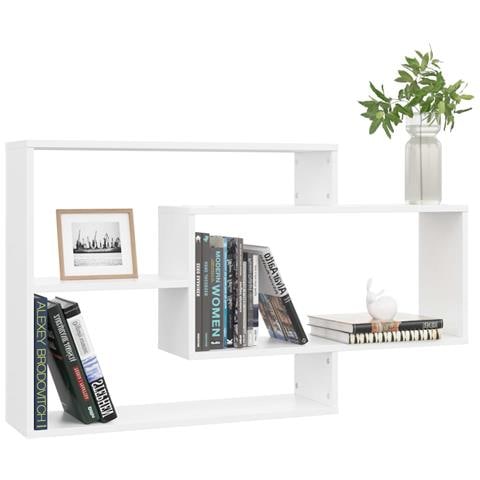 Mensole A Muro Bianche 104x20x58,5 Cm In Legno Multistrato - Foto 2