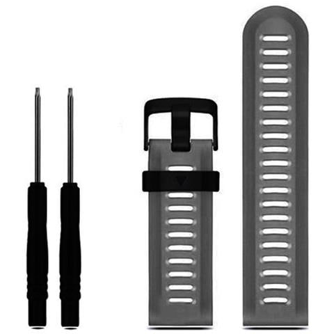 Bracciale Per Garmin Fenix 3 Hr/6x Gps/5x Sapphire/descent Mk1 Grey - Foto 2