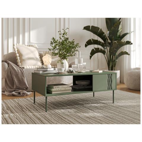 Panca /tavolo TRESSE 110x60x40 verde opaco - Foto 2