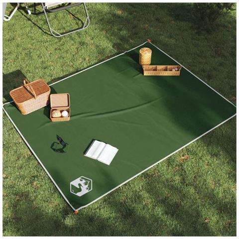 Tovaglia da Picnic con Picchetti Verde 205x155 cm - Foto 2