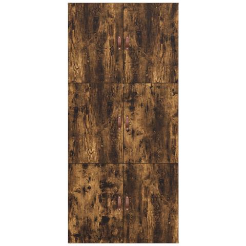 Rete contenitore in rovere affumicato 90x190 cm - Foto 9