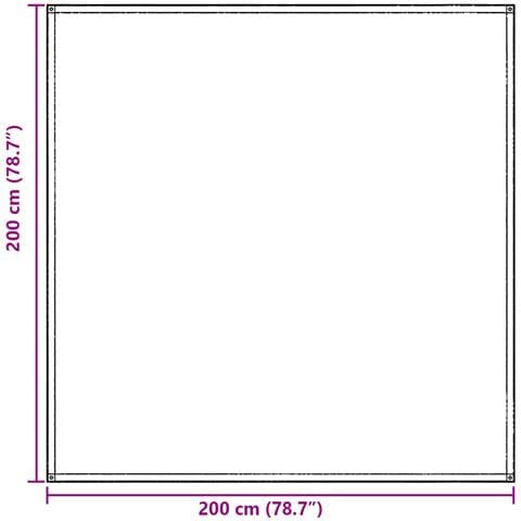Accessorio per Tenda Grigio chiaro Poliestere 200 x 200 cm - Foto 8