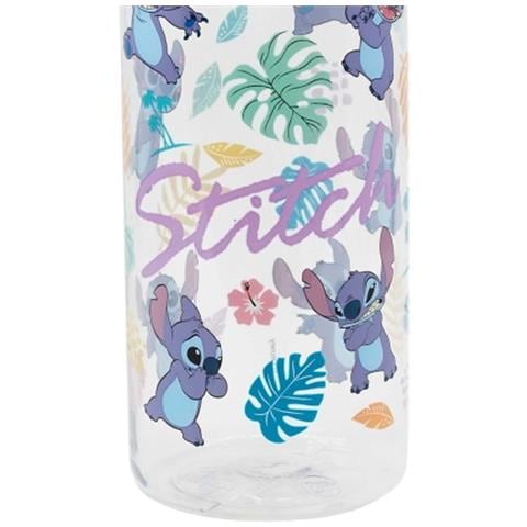 Bottiglia D’acqua 850 Ml Stitch Con Motivi Tropicali, Multicolore - Foto 2
