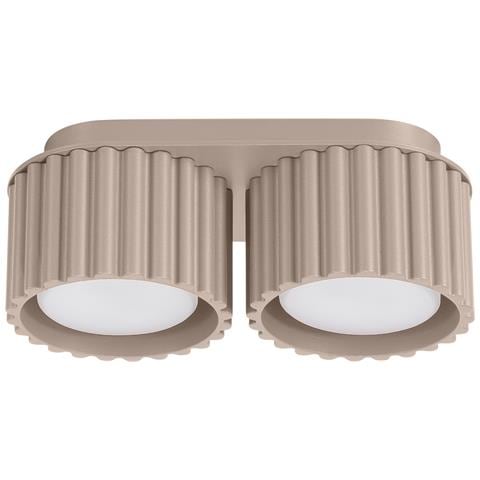 Lampada Da Soffitto Aura 2 Taupe Gx53 Sl. 1818 - Minimalist Lampada A Soffitto Talpa 8x21x10 Cm - Foto 1